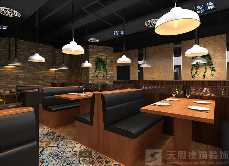 合肥韩式餐厅装修设计CA88