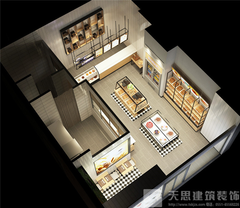 CA88专业做蛋糕店装修